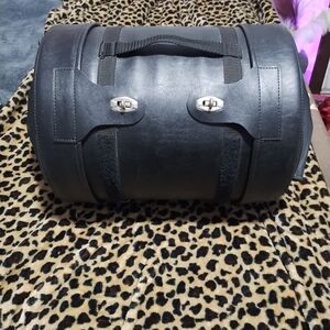 Black Leather Men's Bag